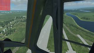 DCS Huey Simchair MKIII cyclic and simple collective test flight