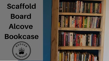 Scaffold Board Alcove Shelves