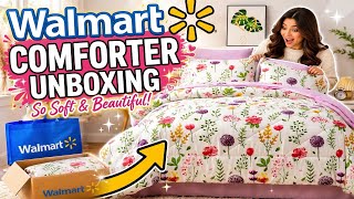 Unbox this cozy Walmart comforter with me is it worth it Let s check out the quality design an