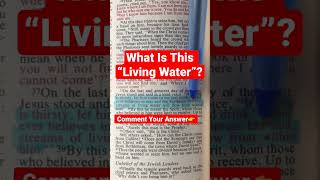 Provides Living Water. John 737-38