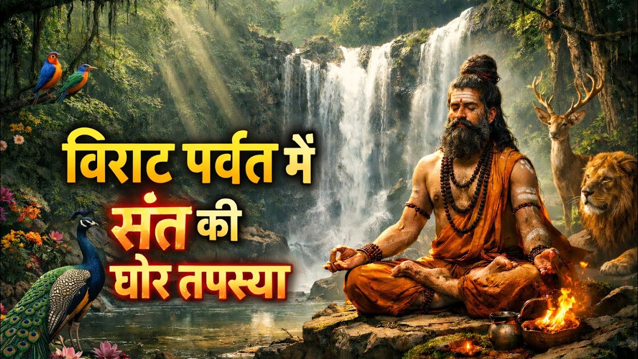 विंध्याचल पर्वत श्रृंखला में विराट प्राकृतिक गुफा में सिद्ध संत निवास..