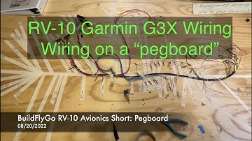 RV-10 Avionics Short - Laying out the wire harness for wire sizing