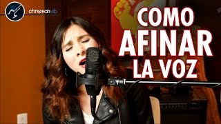 Miniatura de vídeo de "Como Afinar La Voz | Cantar Afinado Ejercicios | Clases de Canto"