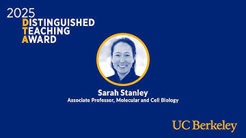 2025 Distinguished Teaching Award Sarah Stanley