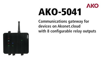 Communications gateway for monitoring AKONET EDGE | www.ako.com
