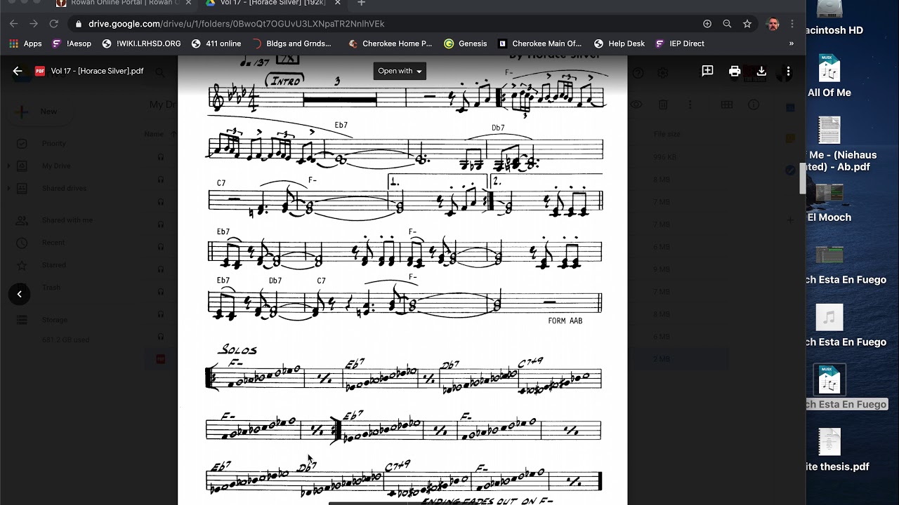 Analyzing Jazz Structures Song For My Father YouTube