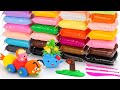 Play with clay | Relaxing clay mix art | Color mixing game