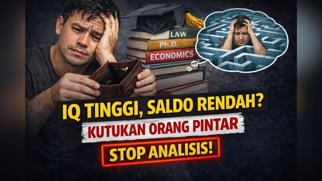 Kenapa Orang Pintar Tetap Miskin? (Bukan Soal IQ!)