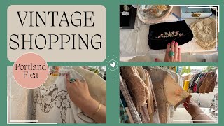 Portland Flea Market vintage shopping