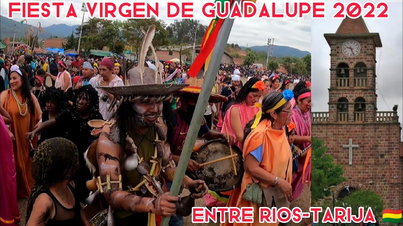 FIESTA DE LA VIRGEN DE GUADALUPE 2022 ENTRE RÍOS - TARIJA (PROCESIÓN acompañado de los PROMESANTES)