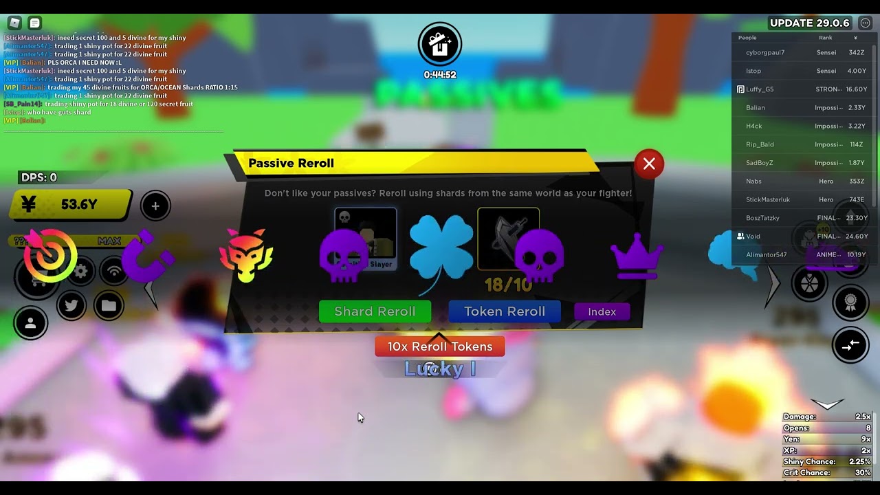 10x Reroll Tokens Tested, Anime Fighters Simulator