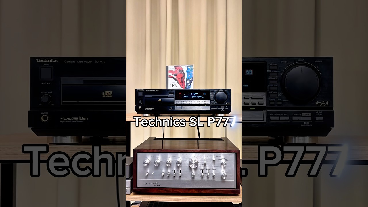 Technics SL-P777 (1988) – A true collector's CD player #shorts