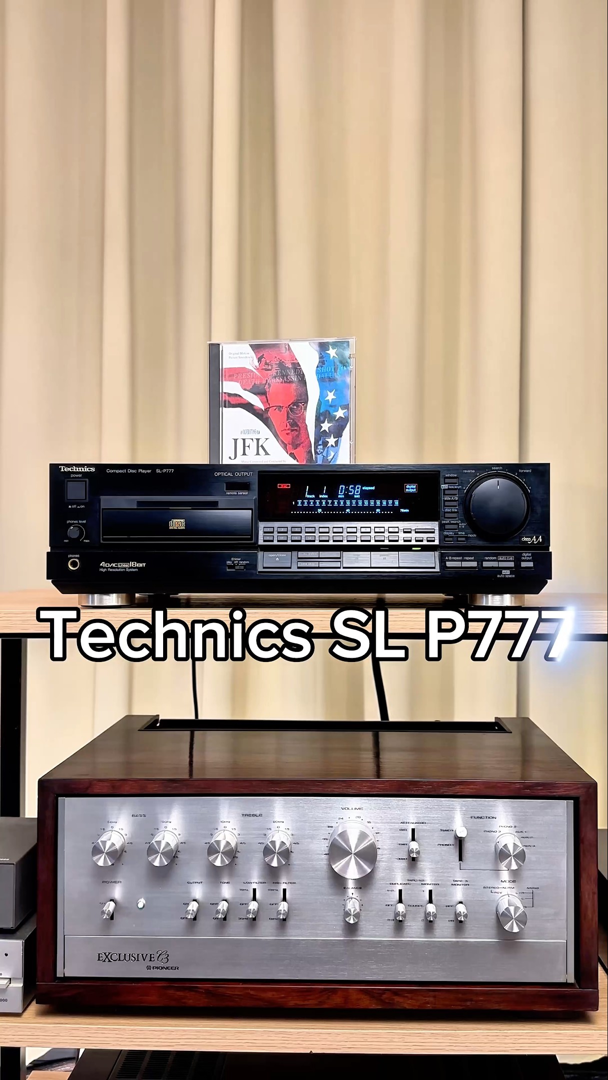 Technics SL-P777 (1988) – A true collector's CD player #shorts