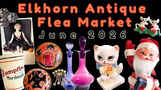 WE FILLED THE CART TWICE! June Elkhorn Antique Flea Market!