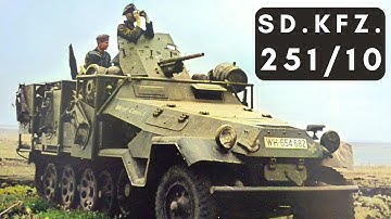Steel Shield and Spear: Sd.Kfz. 251/10 German APC with a 37 mm Pak 36 anti-tank gun mount
