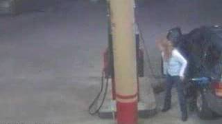 Fire at the gas pump