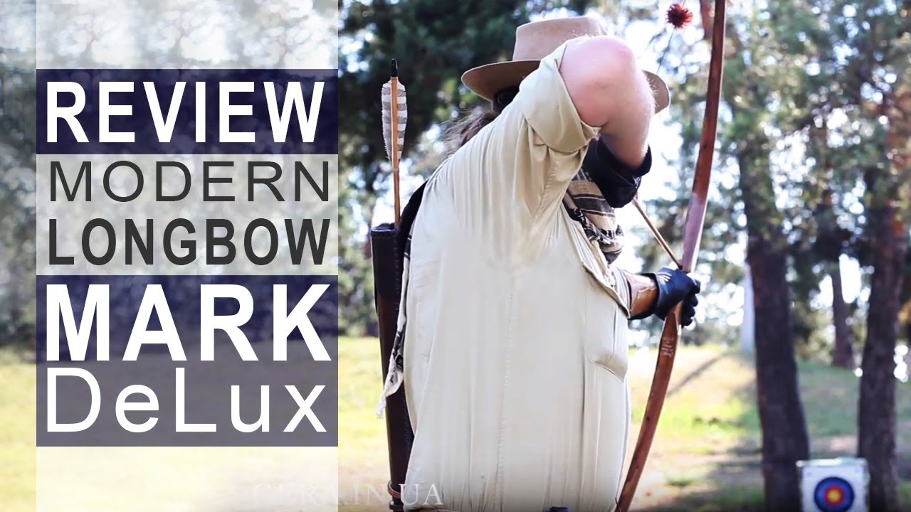 Modern Longbow «Mark DeLux» Traditional bow shooting
