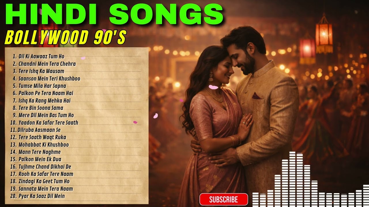 90s Hindi Romantic Songs in Crystal Clear Sound 🎧 | Bollywood Audio Classics
