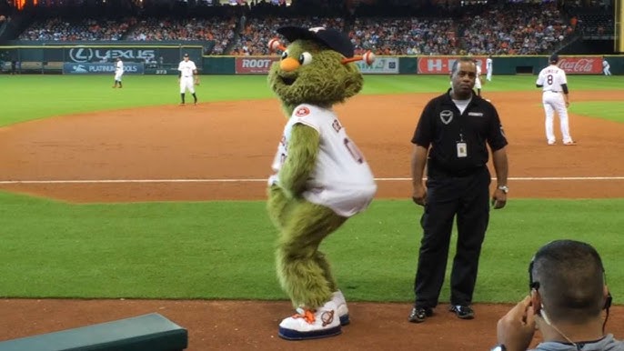 Fishin' for an Angel: Trout turns tide on Astros mascot Orbit