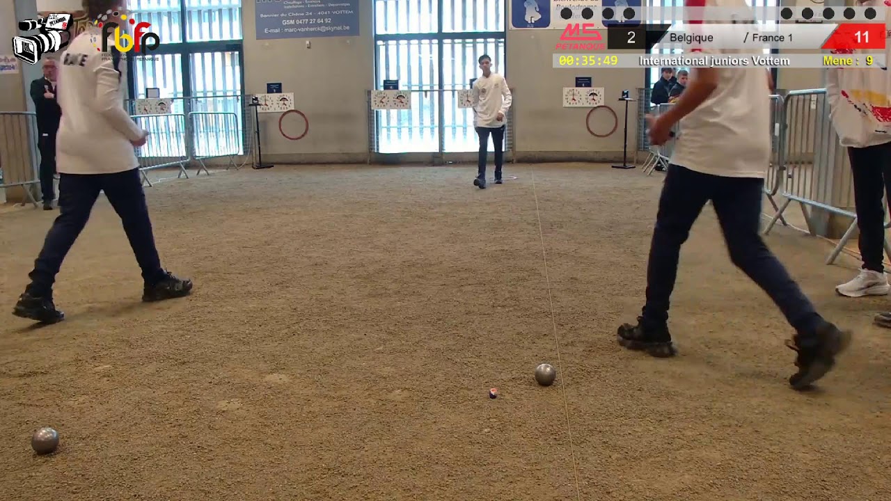 Miniature : Pétanque International Juniors Vottem, 4éme partie de poule
