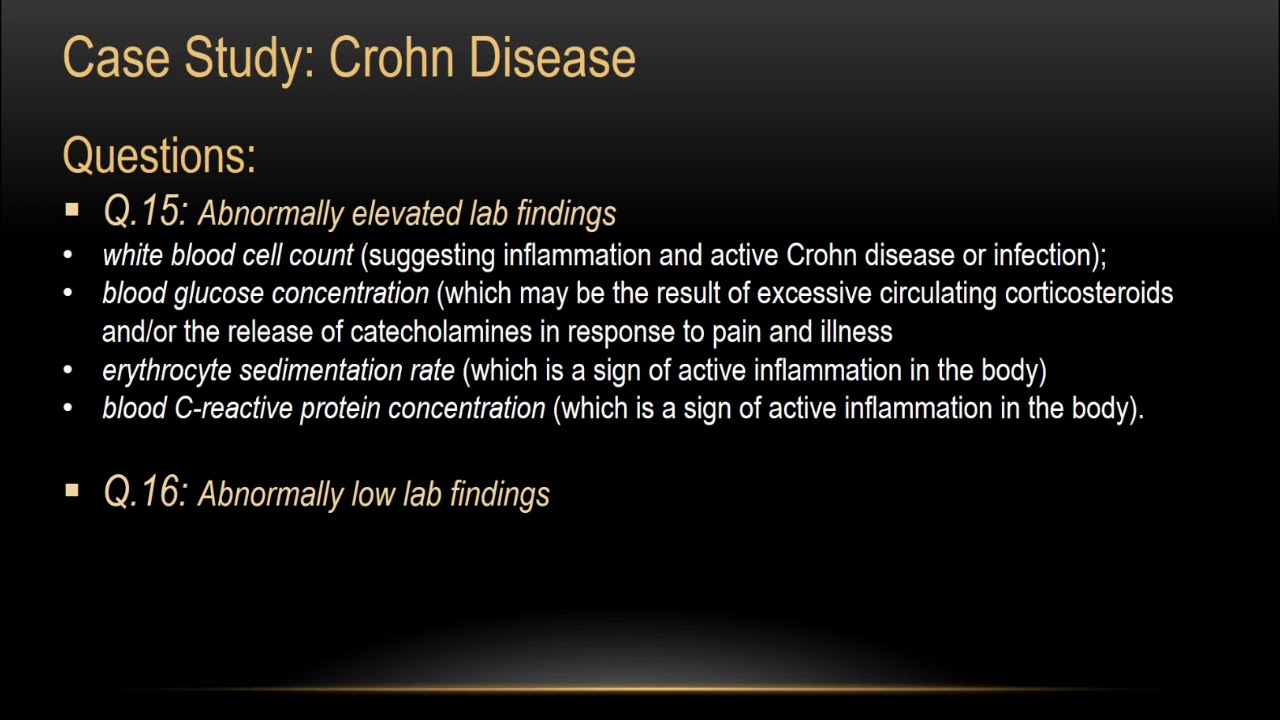 case study 21 crohn's disease