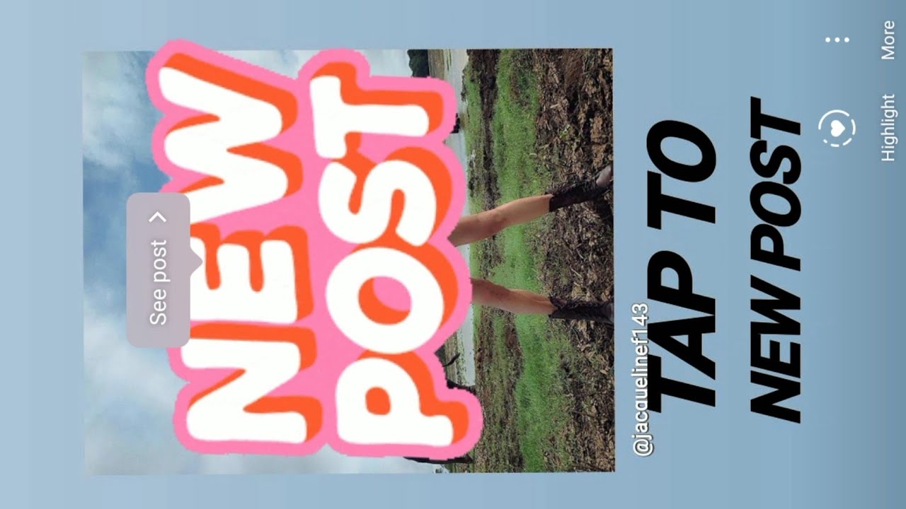 How to add tap to see post features in Instagram story/ Instagram story