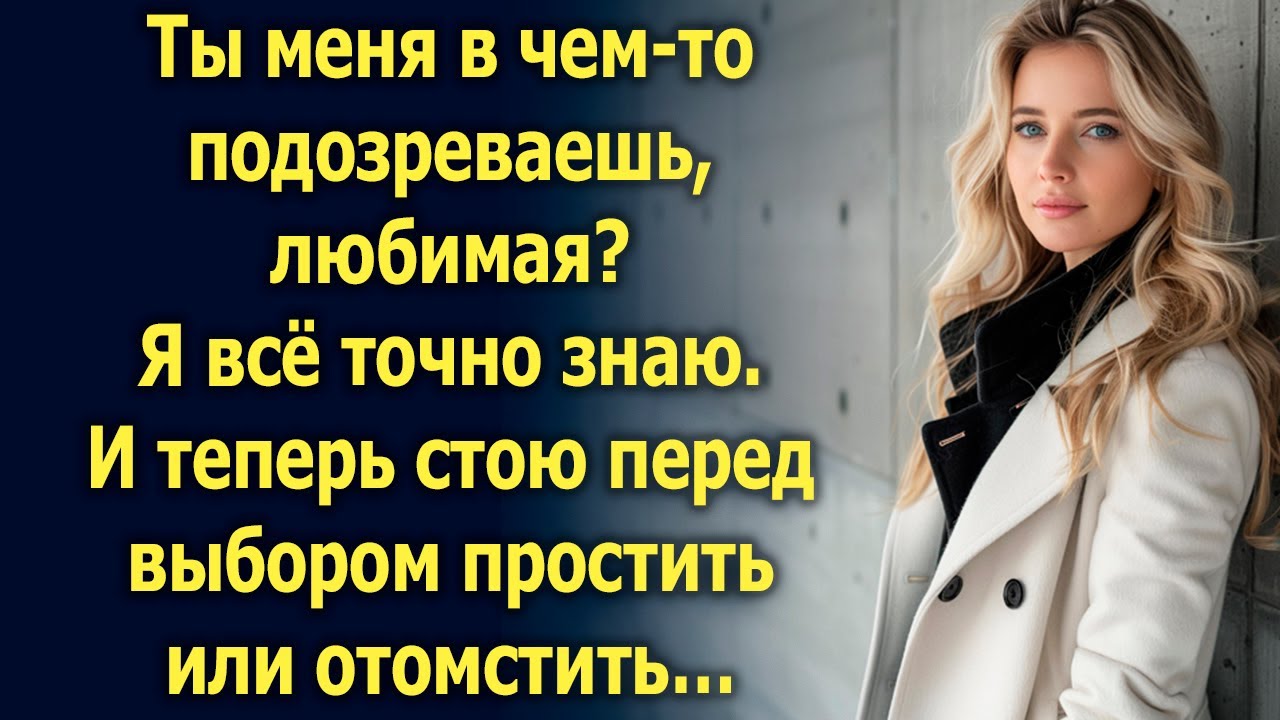 Я всё точно знаю. И теперь стою перед выбором простить или отомстить…