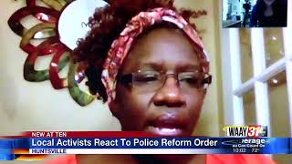 Local activists react to police reform order