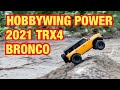 New power in the 2021 TRX4 Bronco