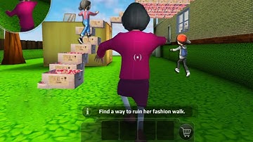 Scary Teacher 3D New Update | MOD MENU | troll mini Miss T (android, ios)