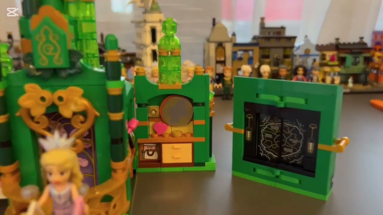 Emerald emerald City & Kiamo Ko Castle Lego Wicked 75689 Part 1