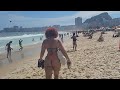 Summer Brazil Ep 3 ✈️🇧🇷 Copacabana Beach 👙🌊 Rio de Janeiro 🚶‍♀️🌴❤️🏖 #beach