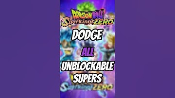 Using AFTERIMAGE STRIKE to Counter UNBLOCKABLE SUPERS in Sparking Zero #shorts