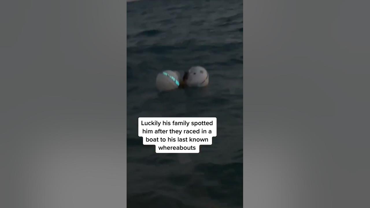 Watch the moment a missing diver is miraculously rescued by his own family