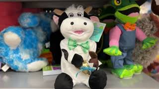 Gemmy Animated Grazing Cow - Easter 2023