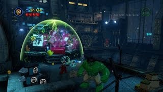 LEGO Marvel Super Heroes 100% Guide #4 - Rock up at the Lock up (All 10 Minikits, Stan Lee in Peril)