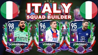 EPIC ITALY SQUAD BUILDER | FULL MASTERS SPECIAL CARD | FIFA MOBILE 21 screenshot 4