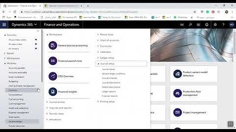 D365 General Ledger Accrual Schemes Setup for prepaid expenses and revenues