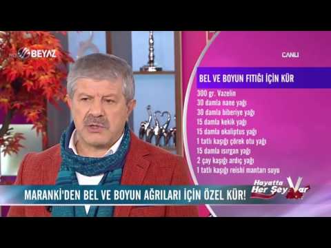 Maranki'den bel ve boyun fıtığı için çok özel kür tarifi