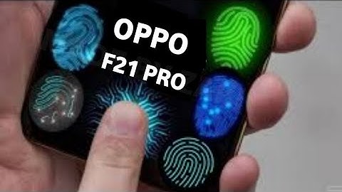 How To Change Finger Sensor Animation Oppo F21 Pro |