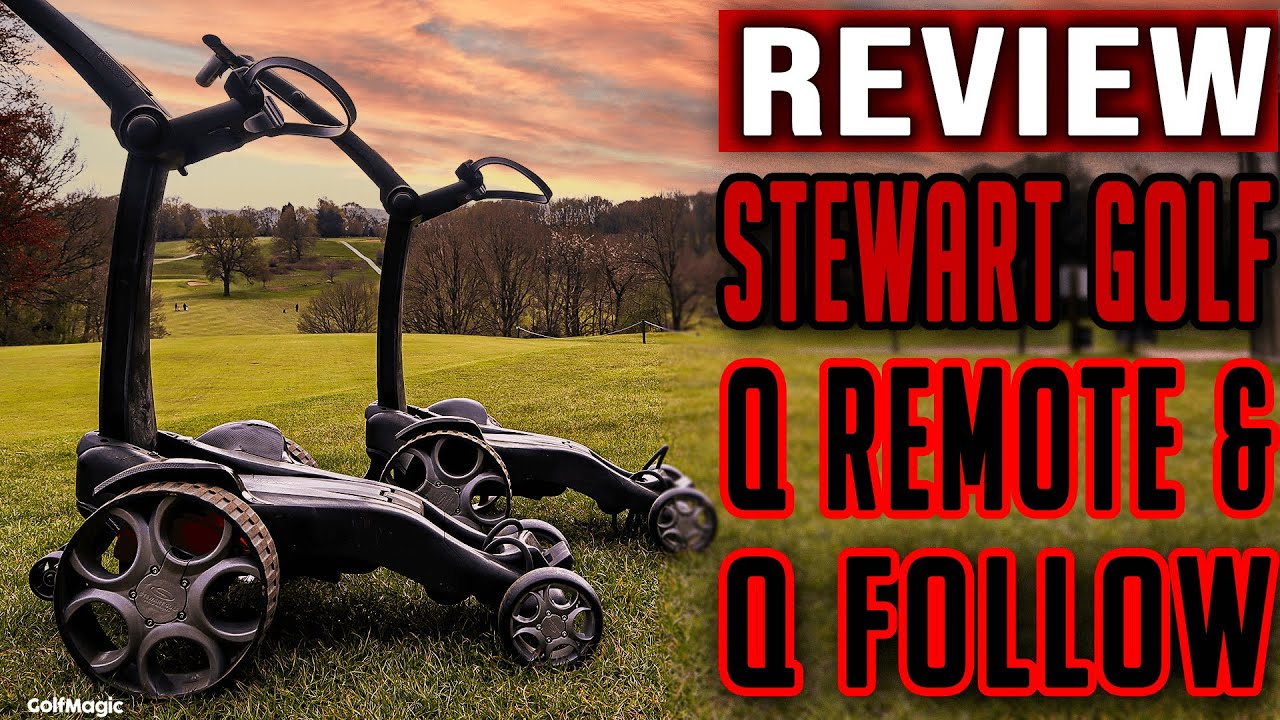 Обзор Stewart Golf Q FOLLOW & Q REMOTE | Это лучшая тележка, которую мы КОГДА-ЛИБО пробовали!