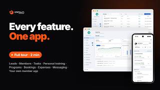 GYM360 Full Tour: Gym & Studio Management Software, Every Feature screenshot 1