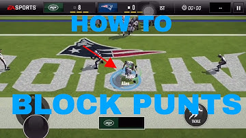 How To BLOCK PUNTS In Madden Mobile!!!