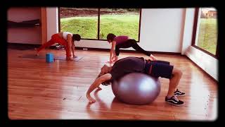 Stability Ball Back-Flip Mobility Exercise