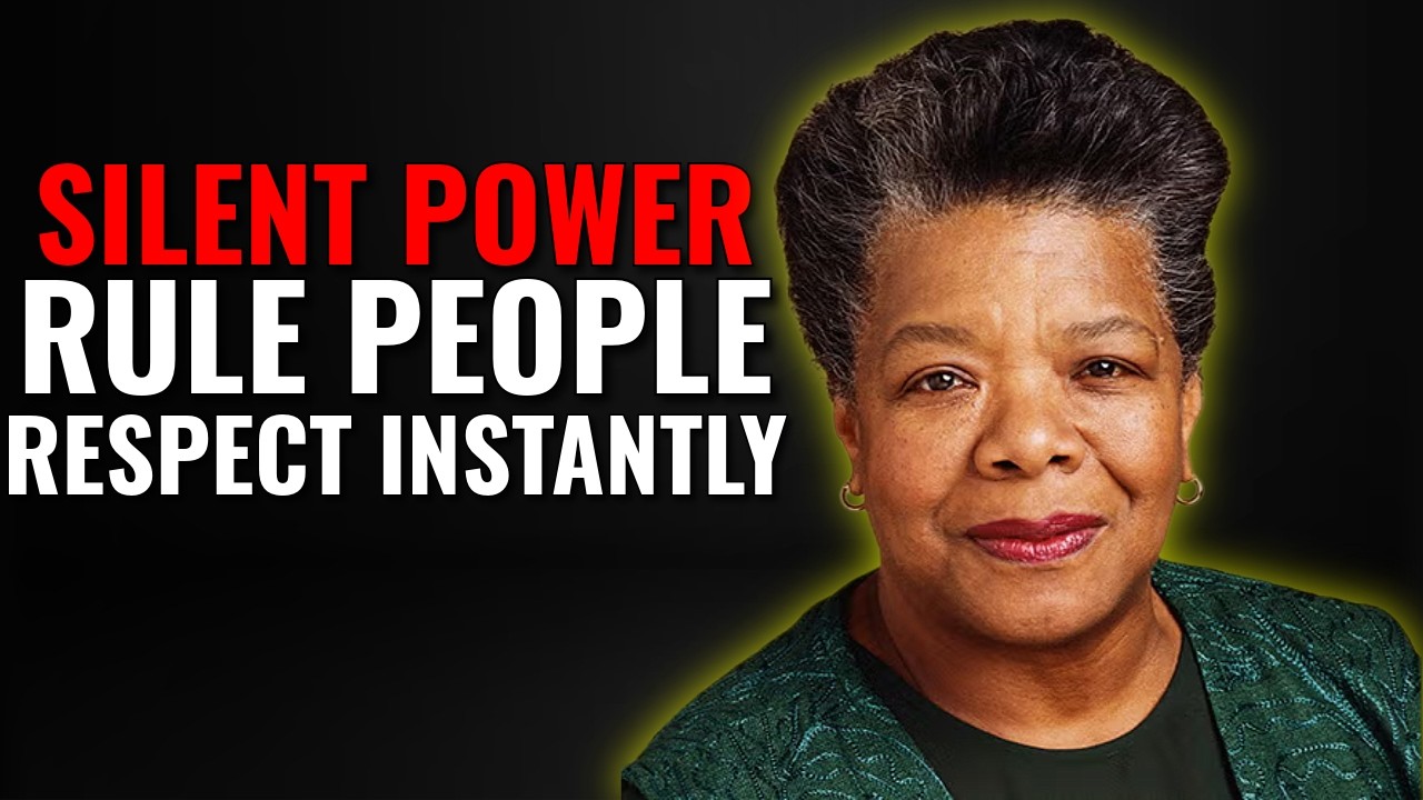 The Silent Power Rules That Makes People Respect Instantly | Maya Angelou Wisdom
