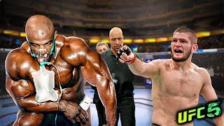 Khabib Nurmagomedov vs. Broken Head (EA sports UFC 5)