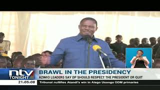 It is President Uhuru who dumped Ruto, DP's allies say