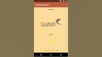 Crumbling effect in Android application