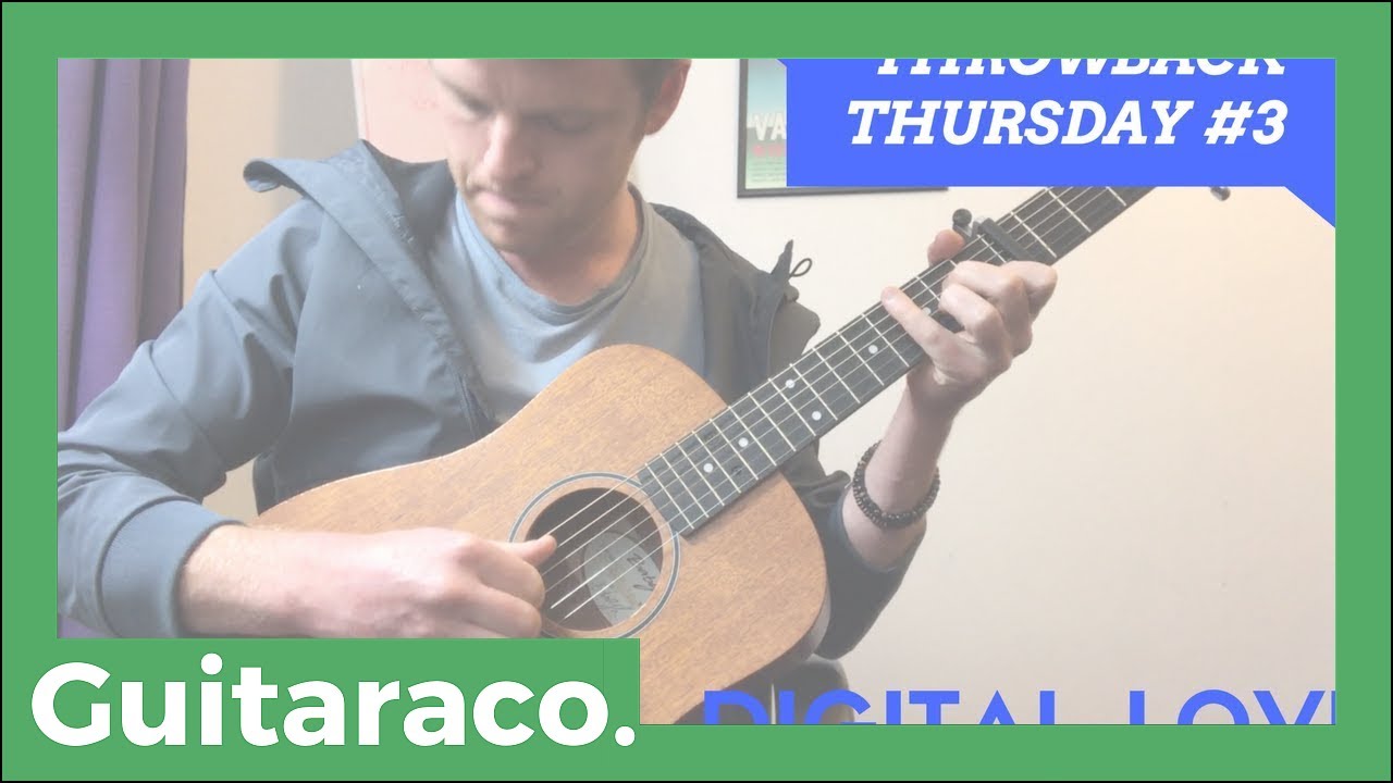 TBT 3 DIGITAL LOVE GUITAR LESSON YouTube