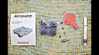 Unboxing: Aimpoint Micro LRP QD Mount Base and mounting on H2 Micro Red Dot Weapon Sight.